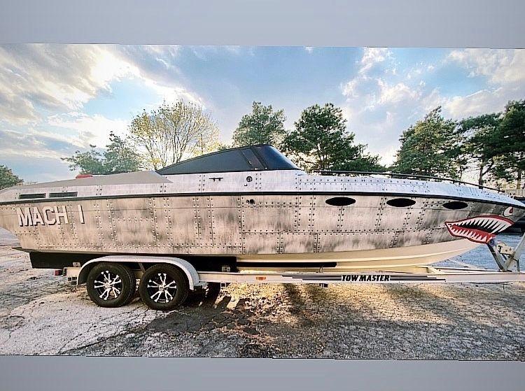 Boat wrap, custom vinyl wrap